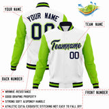 Custom Raglan Sleeves Jacket Varsity Blend Letterman Jackets For Sports