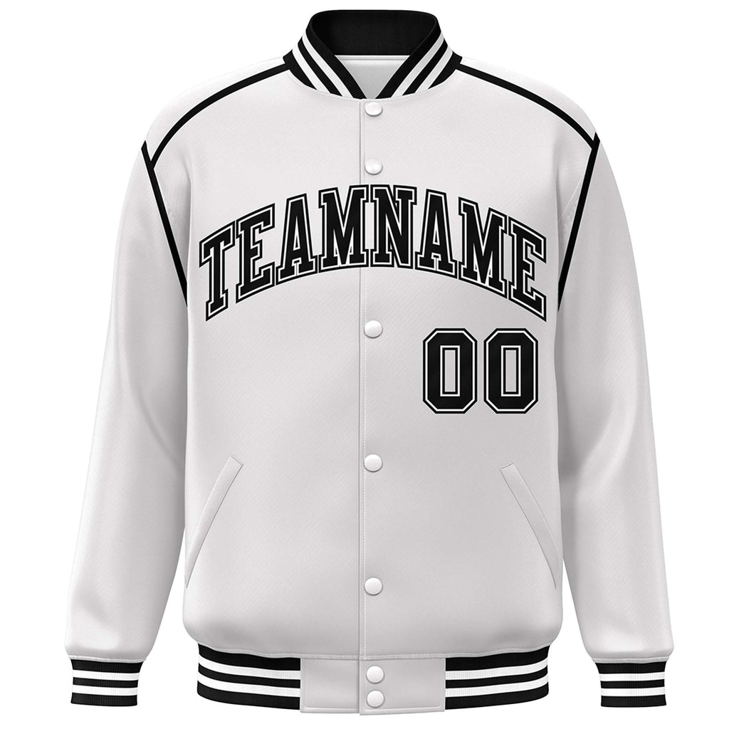 Custom Color Block Ribbon Personalized Letterman Jackets Design your own Sports Bomber Jacket