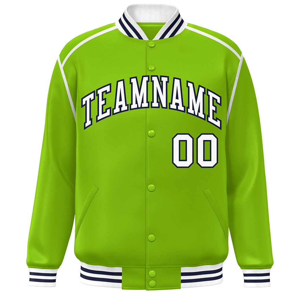 Custom Color Block Ribbon Personalized Letterman Jackets Design your own Sports Bomber Jacket