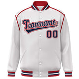 Custom Color Block Ribbon Personalized Letterman Varsity Jackets College Sports Baseball Jacket