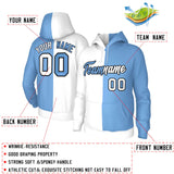 Custom Split Fashion Pullover Hoodie Heart Athletic Pullover Coat