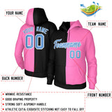 Custom Split Fashion Pullover Hoodie Heart Athletic Pullover Coat