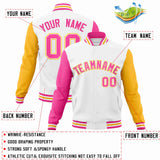 Custom Curved Raglan Sleeves Varsity Letterman Jacket For Baseball Coat