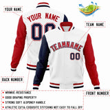 Custom Curved Raglan Sleeves Varsity Letterman Jacket For Baseball Coat