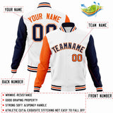 Custom Curved Raglan Sleeves Varsity Letterman Jacket For Baseball Coat
