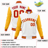 Custom Curved Raglan Sleeves Varsity Letterman Jacket For Baseball Coat