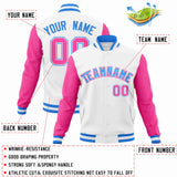 Custom Curved Raglan Sleeves Varsity Letterman Jacket For Baseball Coat