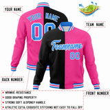 Custom Heat Letterman Two Tone Split Fashion Jacket For Baseball Coat