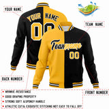 Custom Heat Letterman Two Tone Split Fashion Jacket For Baseball Coat
