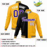 Custom Heat Letterman Two Tone Split Fashion Jacket For Baseball Coat