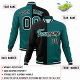 Custom Heat Letterman Two Tone Split Fashion Jacket For Baseball Coat