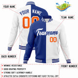Custom Heat Letterman Two Tone Split Fashion Jacket For Baseball Coat