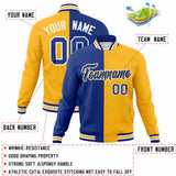 Custom Heat Letterman Two Tone Split Fashion Jacket For Baseball Coat