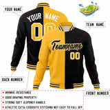 Custom Heat Letterman Two Tone Split Fashion Jacket For Baseball Coat