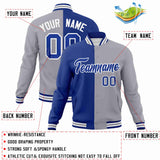 Custom Heat Letterman Two Tone Split Fashion Jacket For Baseball Coat