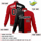 Custom Heat Letterman Two Tone Split Fashion Jacket For Baseball Coat