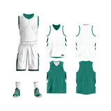 Custom Double Side Basketball Jersey Sets Sports Uniform for Men/Boys