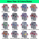 Custom Classic Basketball Jersey Tops Personalzied Shirt for Men/Women/Youth