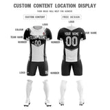 Custom Soccer Jersey Sets Training Triangle Collar Tracksuit Uniform