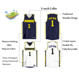 Custom Double Side Basketball Jersey Tops Performance Clothing