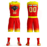 Custom Gradient Fashion Basketball Jersey Sets For Sport