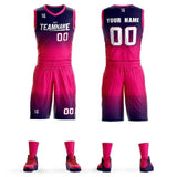 Custom Gradient Fashion Basketball Jersey Sets For Sport