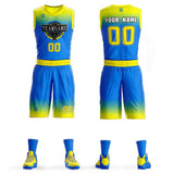 Custom Gradient Fashion Basketball Jersey Sets For Sport