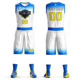 Custom Gradient Fashion Basketball Jersey Sets For Sport