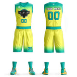 Custom Gradient Fashion Basketball Jersey Sets For Sport