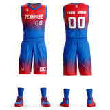 Custom Gradient Fashion Basketball Jersey Sets For Sport