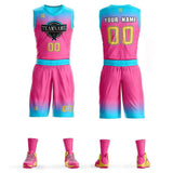 Custom Gradient Fashion Basketball Jersey Sets For Sport
