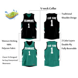 Custom Double Side Basketball Jersey Tops Performance Clothing