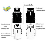 Custom Double Side Basketball Jersey Tops Quick-Drying Shirt