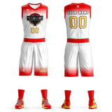 Custom Gradient Fashion Basketball Jersey Sets For Sport