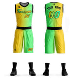 Custom Gradient Fashion Basketball Jersey Sets For Sport