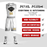 Custom Gradient Fashion Basketball Jersey Sets For Sport