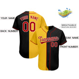 Custom Split Fashion Baseball Jersey Design For Men/Boy