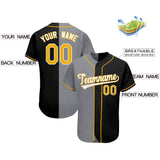 Custom Split Fashion Baseball Jersey Design For Men/Boy