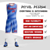 Custom Gradient Fashion Basketball Jersey Sets For Sport