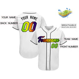 Custom Gradient Fashion Baseball Jersey Unisex Adults Sports Uniform