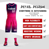 Custom Gradient Fashion Basketball Jersey Sets For Sport