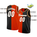 Custom Split Fashion Basketball Jersey Tops Unique Basketball Jerseys