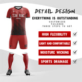 Custom Soccer Jersey Sets Full Sublimation Breathable Outfits