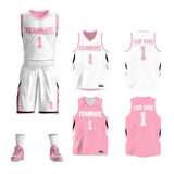 Custom Double Side Basketball Jersey Sets Sports Uniform for Men/Boys
