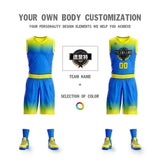 Custom Gradient Fashion Basketball Jersey Sets For Sport