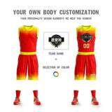 Custom Gradient Fashion Basketball Jersey Sets For Sport
