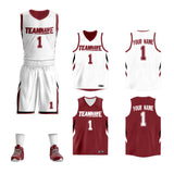 Custom Double Side Basketball Jersey Sets Sports Uniform for Men/Boys