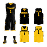 Custom Double Side Basketball Jersey Sets Sports Uniform for Men/Boys