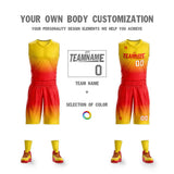 Custom Gradient Fashion Basketball Jersey Sets For Sport