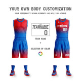 Custom Gradient Fashion Basketball Jersey Sets For Sport